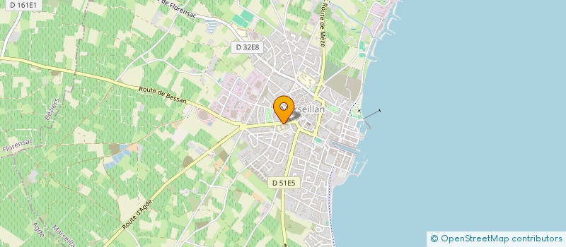 localisation de l'entreprise MADAME SEVERINE JEAN à MARSEILLAN