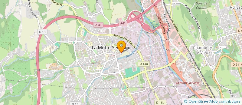 localisation de l'entreprise MADAME SEVERINE JEANNIN à LA MOTTE-SERVOLEX