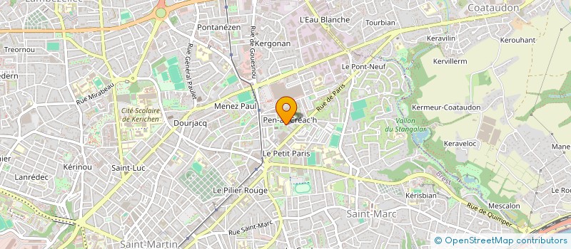 localisation de l'entreprise MADAME SEVERINE JEGOUSSE à BREST