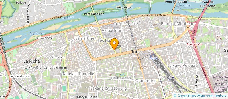 localisation de l'entreprise MADAME SEVERINE JOLY  TOURS