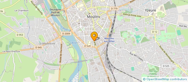 localisation de l'entreprise MADAME SEVERINE JOMIER à MOULINS