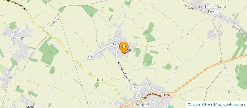 localisation de l'entreprise MADAME SEVERINE JONNIAU  LONGNES