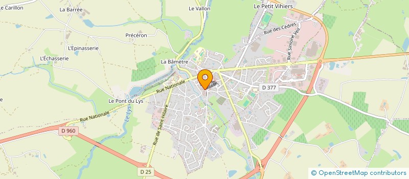 localisation de l'entreprise MADAME SEVERINE JOSSE à LYS-HAUT-LAYON