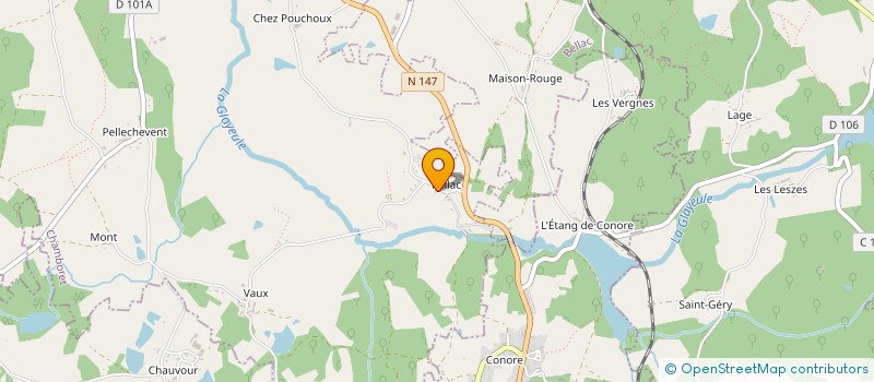localisation de l'entreprise MADAME SEVERINE JOUANNEAUD à CHAMBORET
