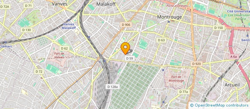 localisation de l'entreprise MADAME SEVERINE JOUBERT  MONTROUGE