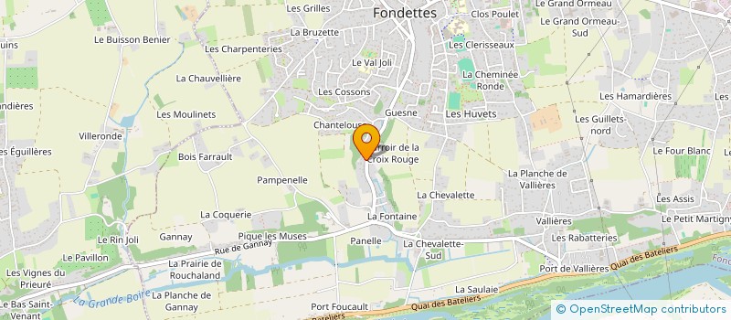 localisation de l'entreprise MADAME SEVERINE JOUSSELIN à FONDETTES