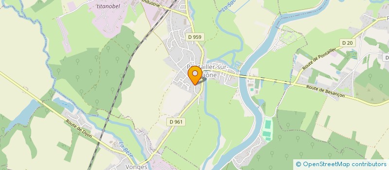 localisation de l'entreprise MADAME SEVERINE JUGET  PONTAILLER-SUR-SAONE