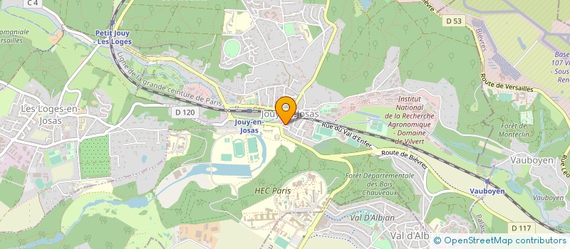 localisation de l'entreprise MADAME SEVERINE JUILLARD  JOUY-EN-JOSAS