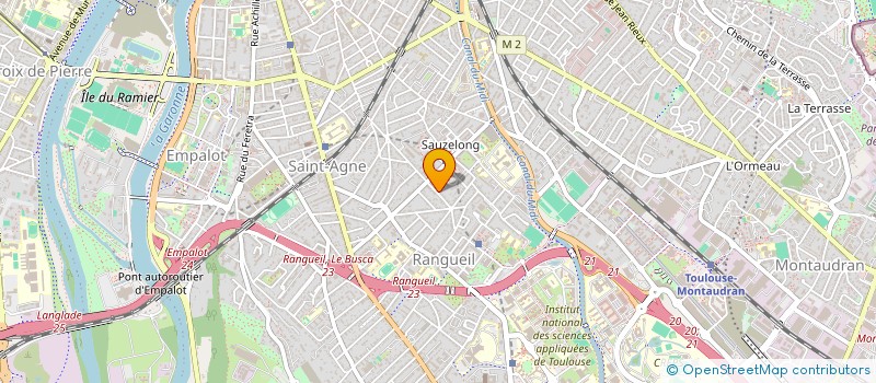 localisation de l'entreprise MADAME SEVERINE JUVIGNY  TOULOUSE