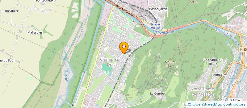 localisation de l'entreprise MADAME SEVERINE KERZERHO  CHAMP-SUR-DRAC