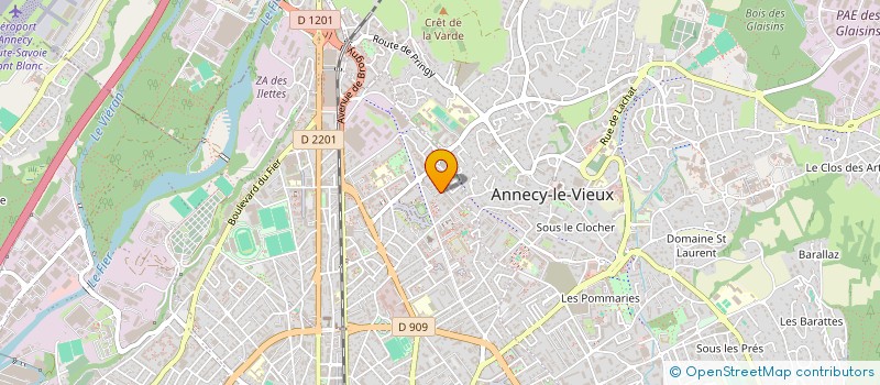 localisation de l'entreprise MADAME SEVERINE KUROVSKY à ANNECY