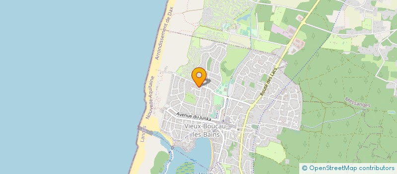 localisation de l'entreprise MADAME SEVERINE LABADIE  VIEUX-BOUCAU-LES-BAINS