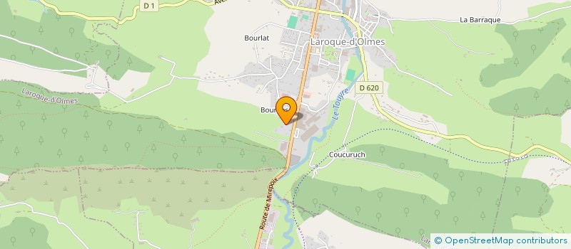 localisation de l'entreprise MADAME SEVERINE LABATUT à LAROQUE-D'OLMES