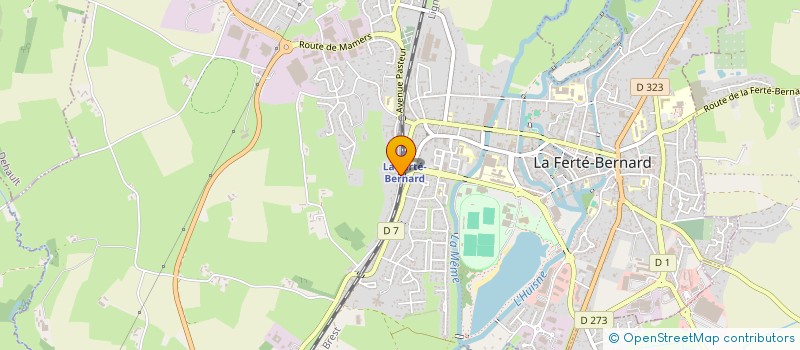 localisation de l'entreprise MADAME SEVERINE LABORDE  LA FERTE-BERNARD