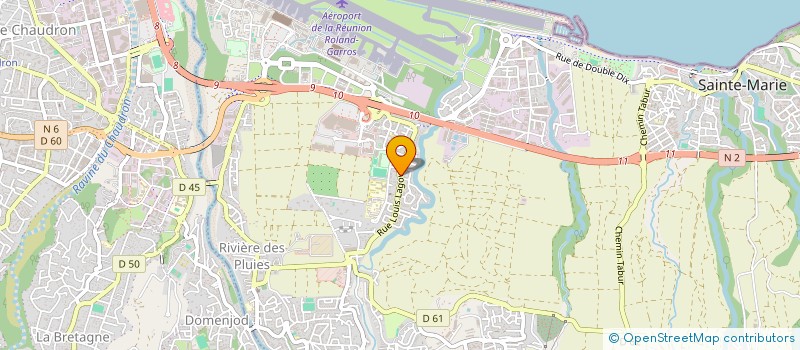 localisation de l'entreprise MADAME SEVERINE LACOUTURE  SAINTE-MARIE