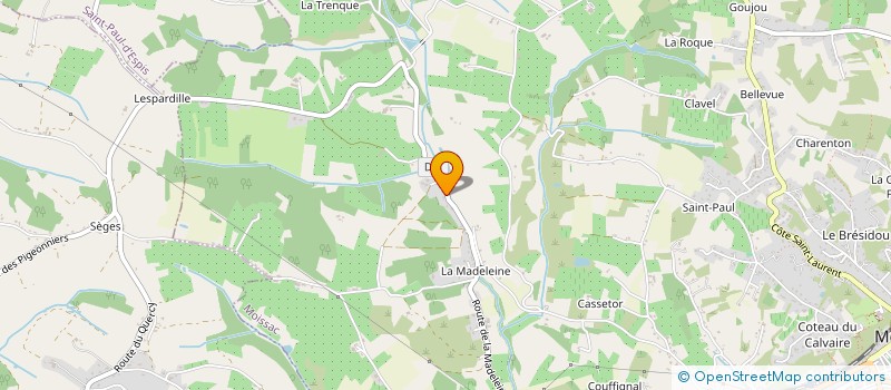 localisation de l'entreprise MADAME SEVERINE LAFON  MOISSAC