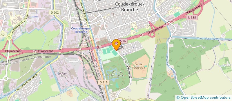 localisation de l'entreprise MADAME SEVERINE LAGADEC  COUDEKERQUE-BRANCHE