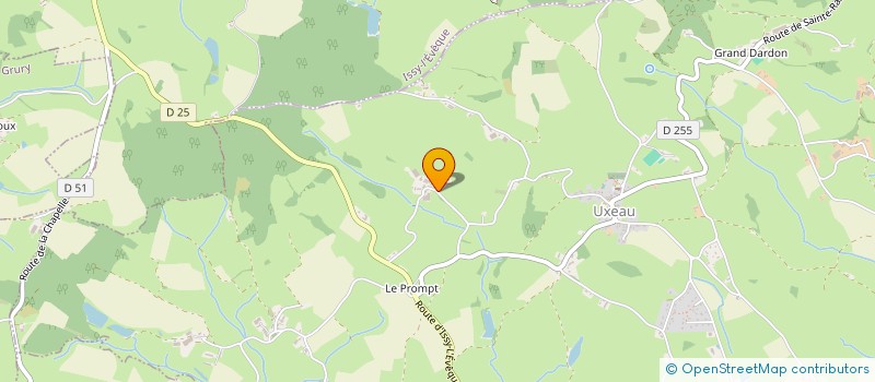 localisation de l'entreprise MADAME SEVERINE LAGOUTTE  UXEAU