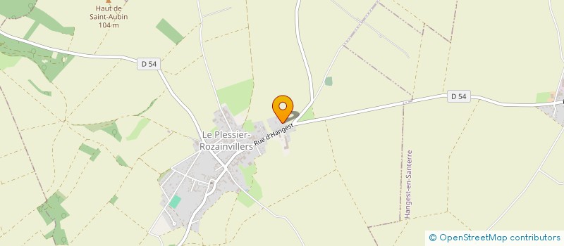 localisation de l'entreprise MADAME SEVERINE LAHENNIER  LE PLESSIER-ROZAINVILLERS