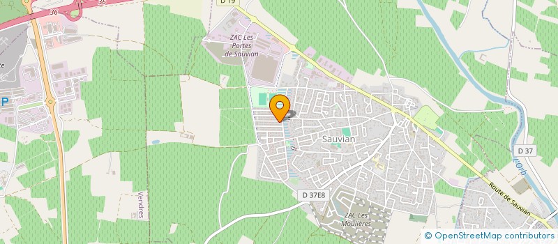 localisation de l'entreprise MADAME SEVERINE LAMIE  SAUVIAN