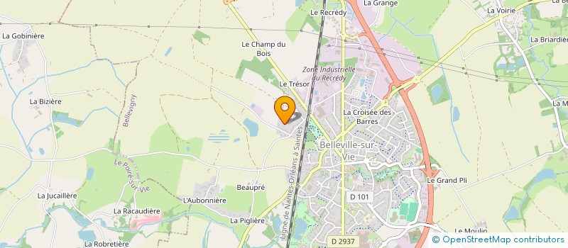 localisation de l'entreprise MADAME SEVERINE LANDAIS  BELLEVIGNY