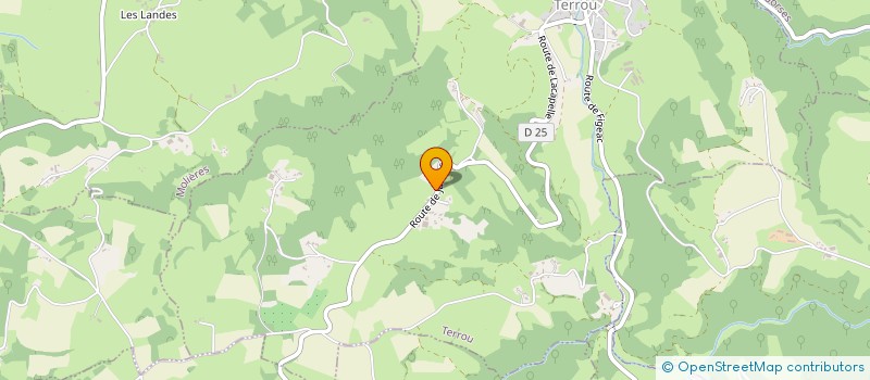 localisation de l'entreprise MADAME SEVERINE LANDES  TERROU