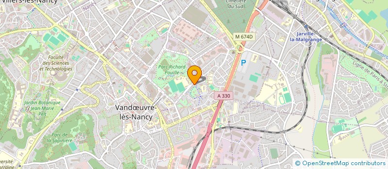 localisation de l'entreprise MADAME SEVERINE LANET  VANDUVRE-LES-NANCY