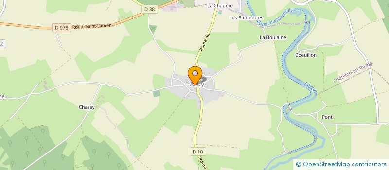 localisation de l'entreprise MADAME SEVERINE LANGLOIS  ALLUY