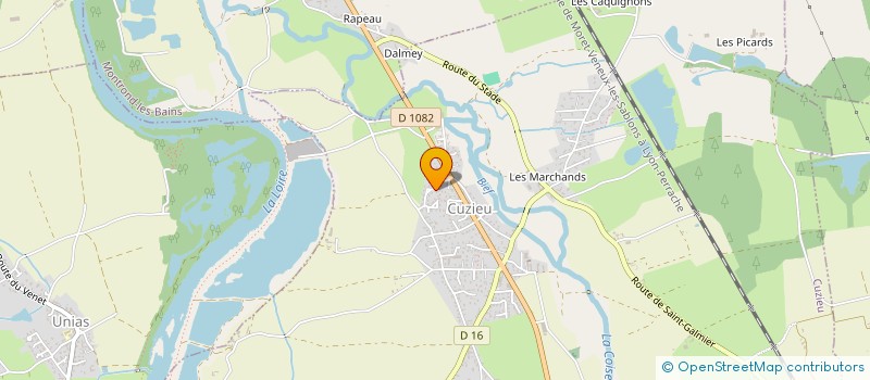 localisation de l'entreprise MADAME SEVERINE LANONE  CUZIEU