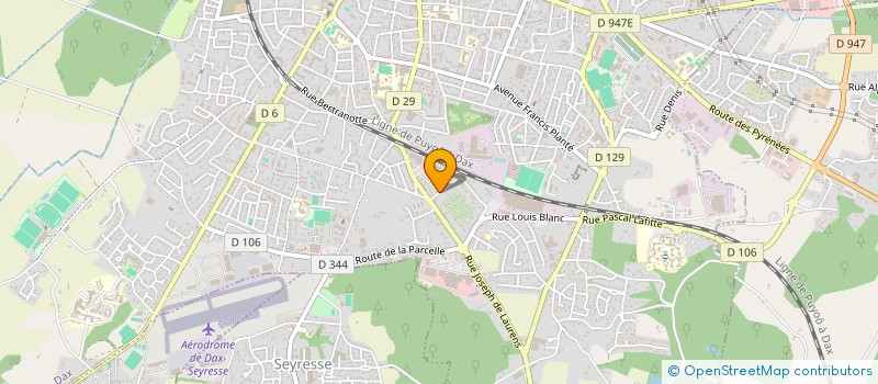 localisation de l'entreprise MADAME SEVERINE LAOT  DAX