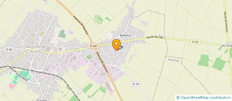 localisation de l'entreprise MADAME SEVERINE LAURENTIN à NEUVILLE-DE-POITOU