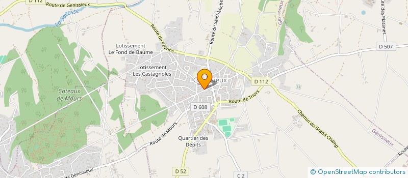 localisation de l'entreprise MADAME SEVERINE LAYE  GENISSIEUX