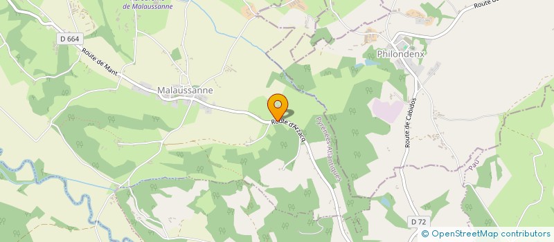 localisation de l'entreprise MADAME SEVERINE LE BORGNE  MALAUSSANNE