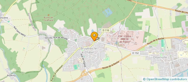 localisation de l'entreprise MADAME SEVERINE LE COUSTER  BRUYERES-LE-CHATEL