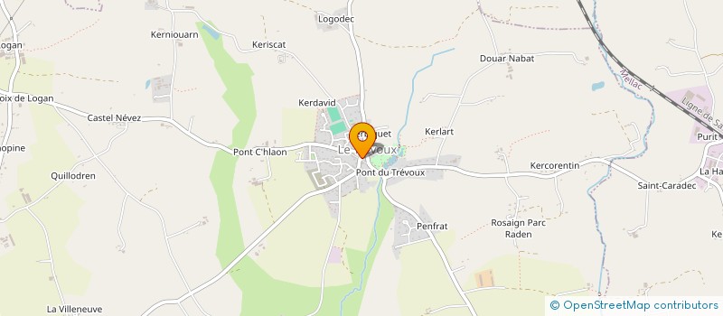 localisation de l'entreprise MADAME SEVERINE LE GOFF  LE TREVOUX