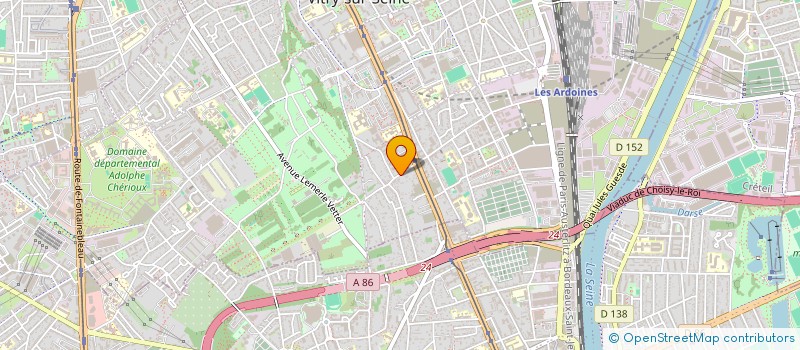 localisation de l'entreprise MADAME SEVERINE LE GROS à VITRY-SUR-SEINE