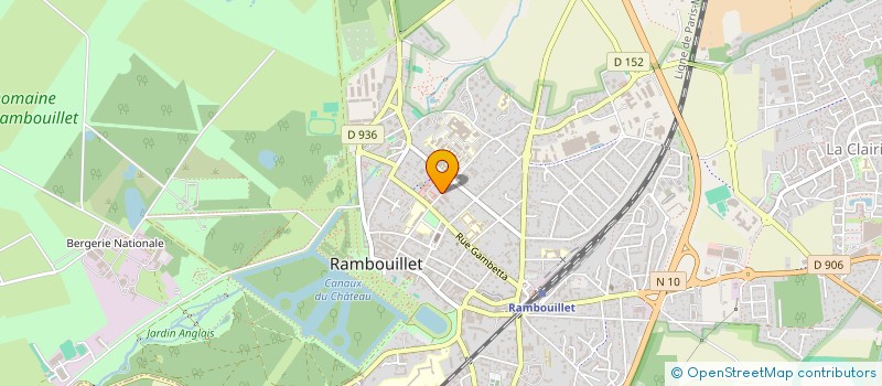 localisation de l'entreprise MADAME SEVERINE LE GUENNEC à RAMBOUILLET