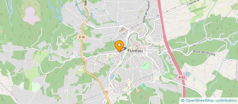 localisation de l'entreprise MADAME SEVERINE LE MENESTREL  FUVEAU