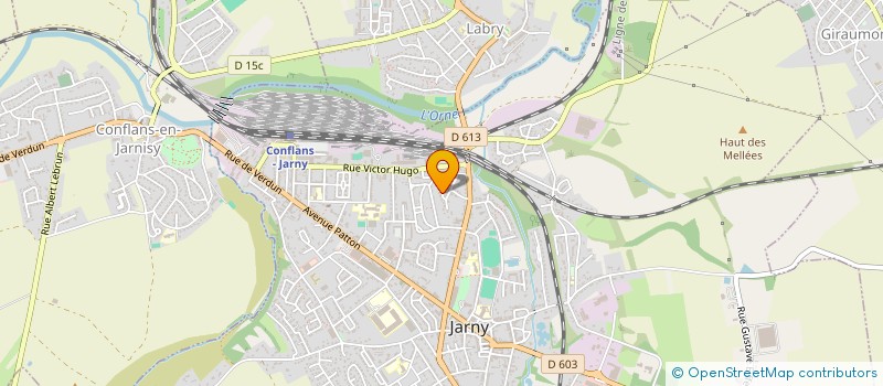 localisation de l'entreprise MADAME SEVERINE LEA BULTEL  JARNY