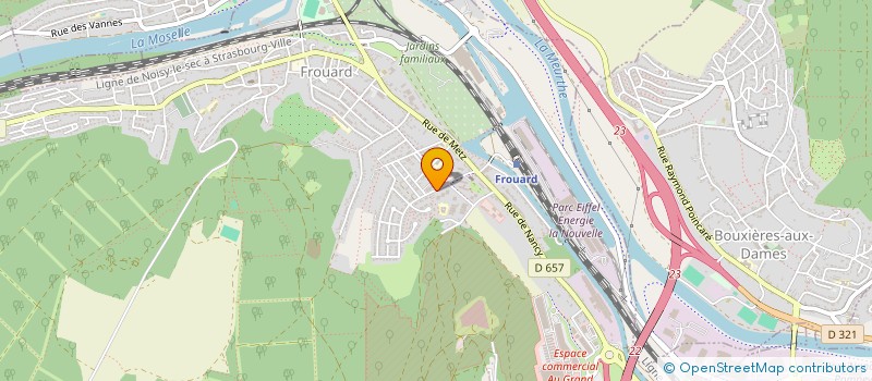 localisation de l'entreprise MADAME SEVERINE LEBON  FROUARD