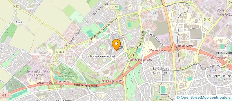 localisation de l'entreprise MADAME SEVERINE LECARPENTIER à CAEN