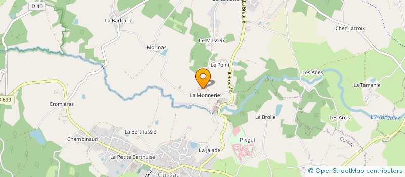 localisation de l'entreprise MADAME SEVERINE LECHEVALIER à ORADOUR-SUR-VAYRES