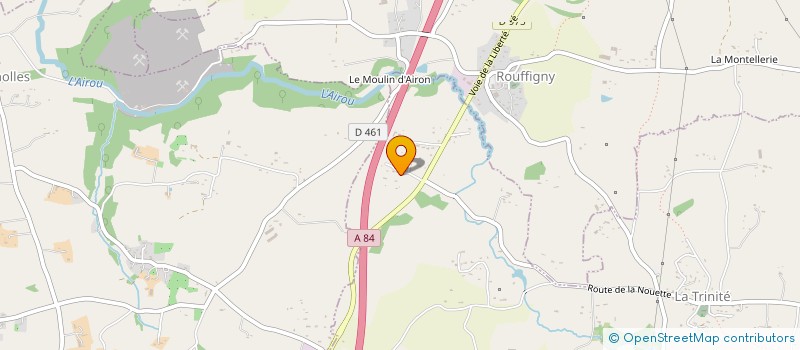 localisation de l'entreprise MADAME SEVERINE LECHEVRETEL  LA TRINITE