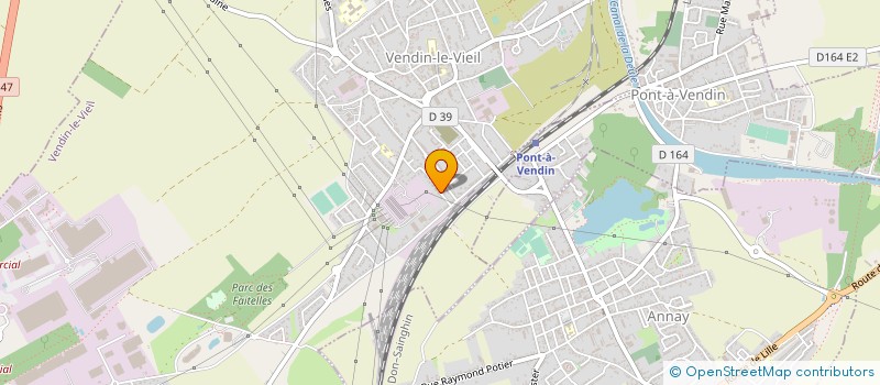 localisation de l'entreprise MADAME SEVERINE LECLAIRE  VENDIN-LE-VIEIL