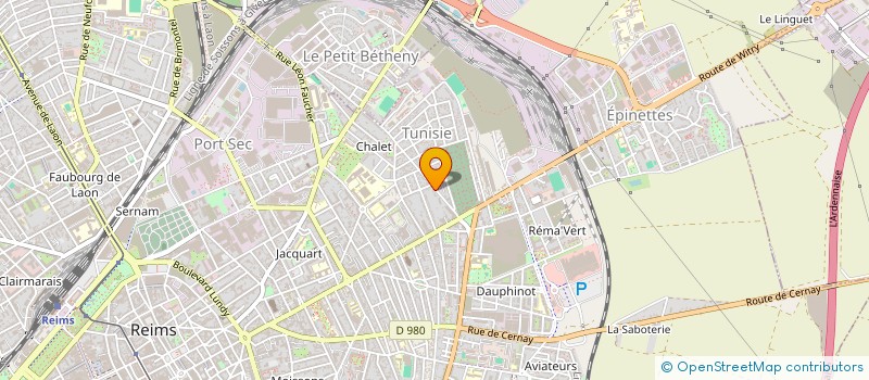 localisation de l'entreprise MADAME SEVERINE LECOMTE  REIMS
