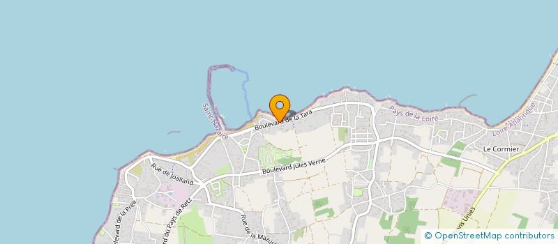 localisation de l'entreprise MADAME SEVERINE LEFORT à LA PLAINE-SUR-MER