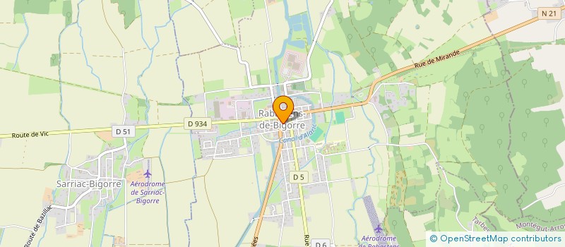 localisation de l'entreprise MADAME SEVERINE LEGRAND  RABASTENS-DE-BIGORRE