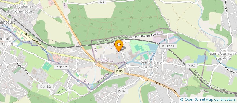 localisation de l'entreprise MADAME SEVERINE LEMAIRE à SAINT-REMY-SUR-AVRE