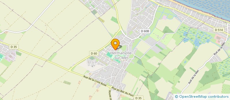 localisation de l'entreprise MADAME SEVERINE LEMAITRE  HERMANVILLE-SUR-MER