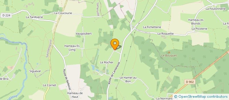 localisation de l'entreprise MADAME SEVERINE LEMESLE  TAMERVILLE